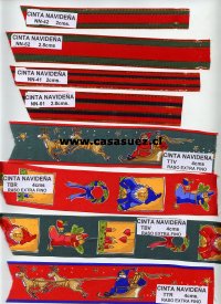 Cintas Navidad Varios Diseños